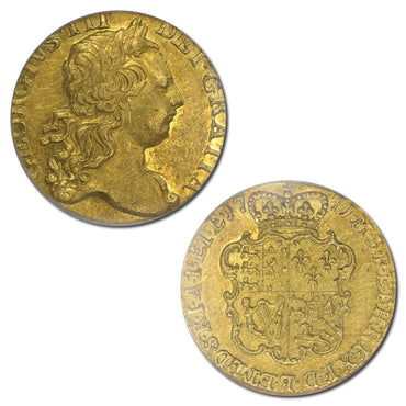 Great Britain 1771 George III Gold Spade Guinea EF