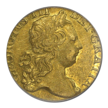 Great Britain 1771 George III Gold Spade Guinea EF