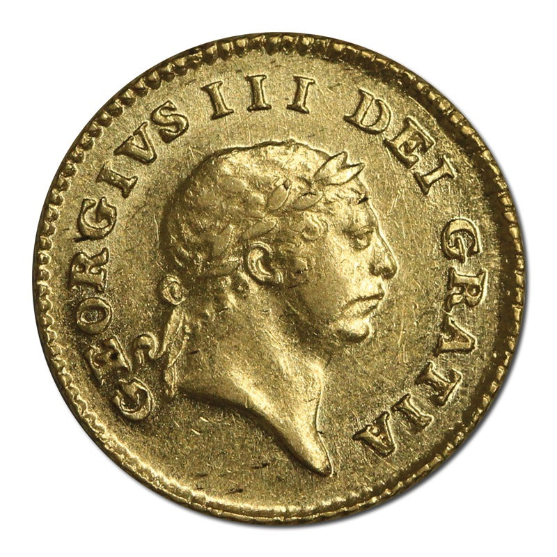 Great Britain 1808 George III Gold Third Guinea nEF/EF