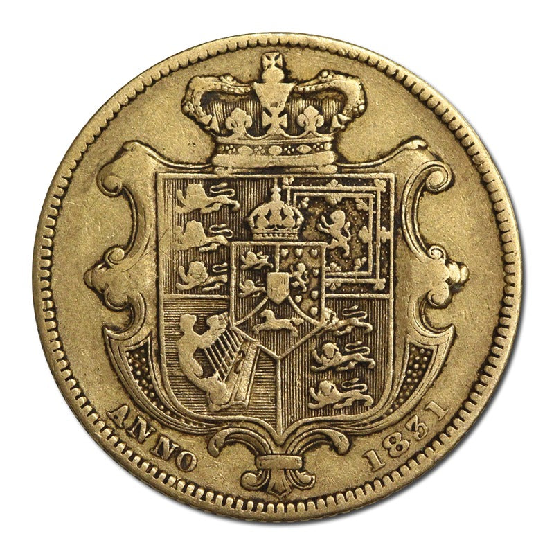 Great Britain 1831 William IIII Gold Sovereign Fine