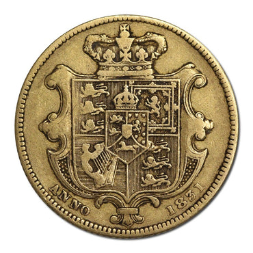 Great Britain 1831 William IIII Gold Sovereign Fine