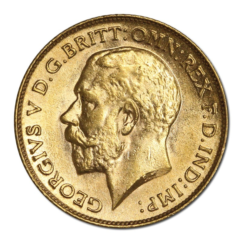 Great Britain 1912 Gold Half Sovereign Lustrous UNC