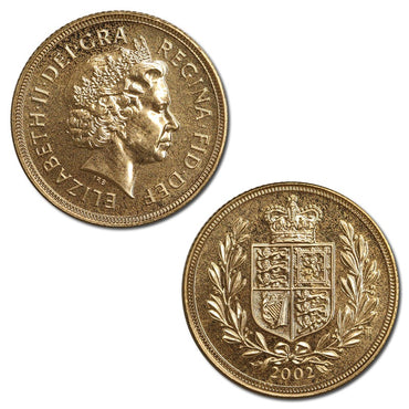Great Britain 2002 Elizabeth II Jubilee Gold Sovereign UNC