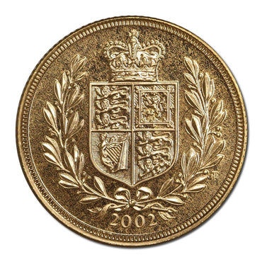 Great Britain 2002 Elizabeth II Jubilee Gold Sovereign UNC