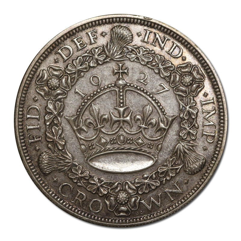 Great Britain 1927 Silver Wreath Crown nFDC