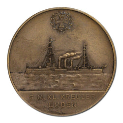 Germany (Australiana) c.1914 SMS Emden Bronze Medallion