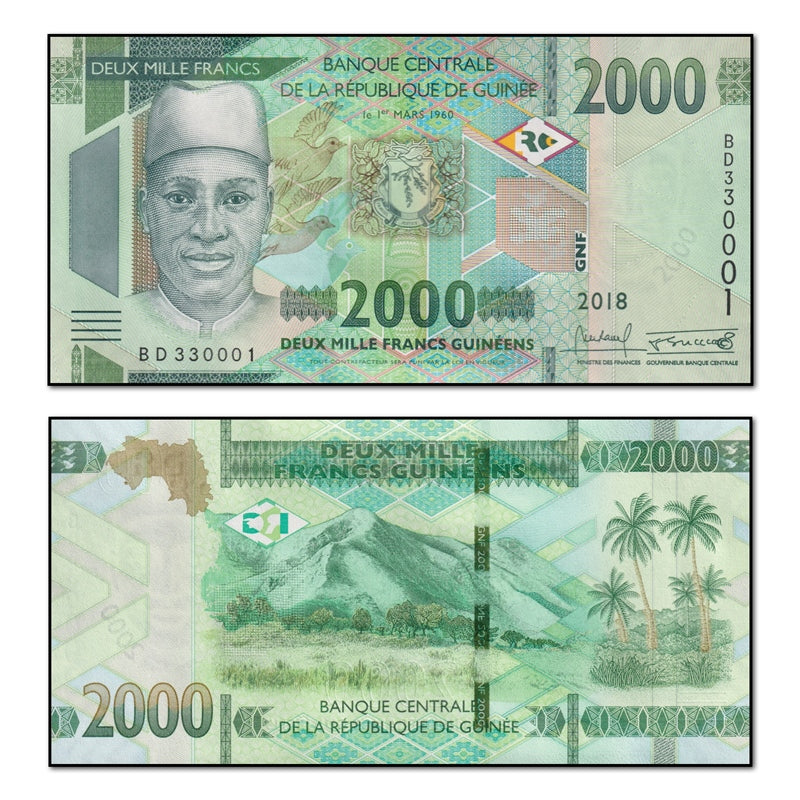 Guinea 2018 2000 Francs P.48A