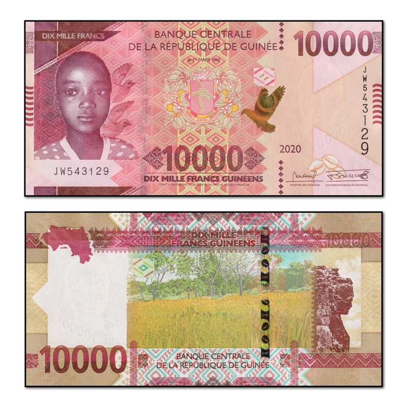 Guinea 2020 10,000 Francs P.49AB