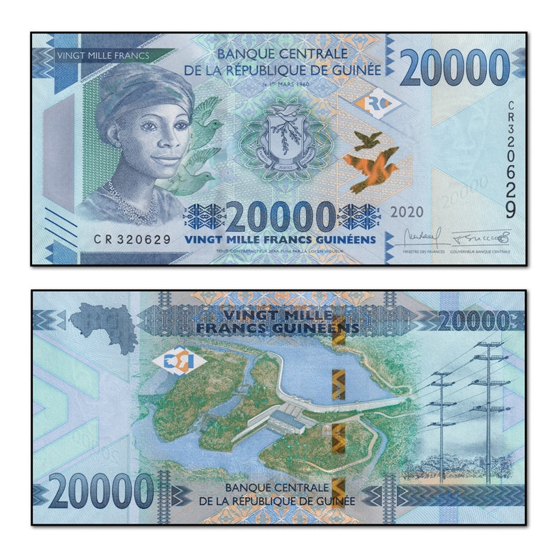 Guinea 2020 20,000 Francs P.50C