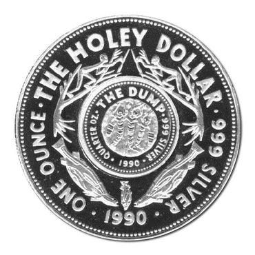 1990 Holey Dollar & Dump Silver Proof Pair