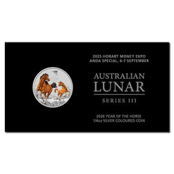 2026 Year of the Horse 1/4oz Silver Coloured - ANDA Hobart