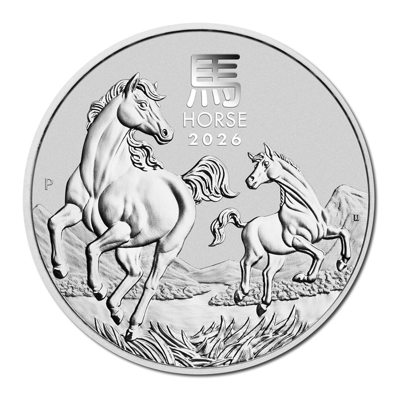 2026 Year of the Horse Silver Coins UNC