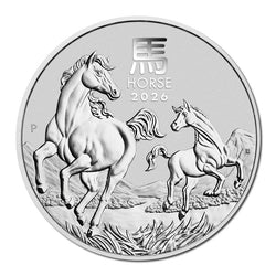 2026 Year of the Horse Silver Coins UNC