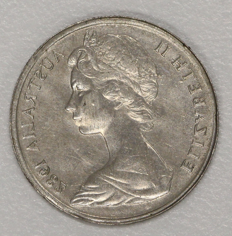 5c 1982 Error Full Obverse Brockage nUNC