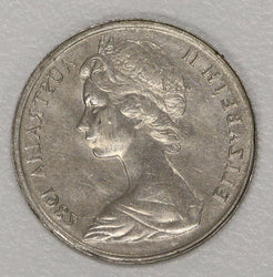 5c 1982 Error Full Obverse Brockage nUNC