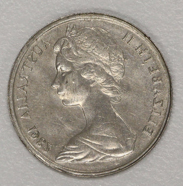 5c 1982 Error Full Obverse Brockage nUNC