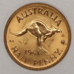 Australia 1961 Perth Mint Proof Halfpenny & Penny Pair