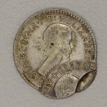 Australia 1963 Melbourne Threepence Error Double Struck