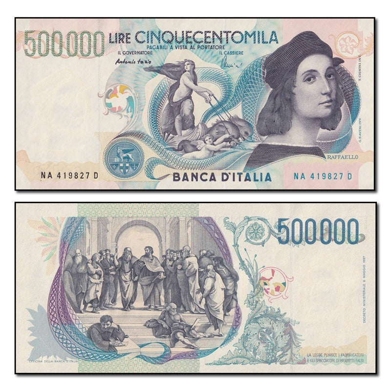 Italy 1997 500,000 Lire P.118 CFU