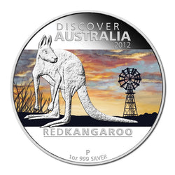 2012 Discover Australia - Kangaroo 1oz Silver Proof