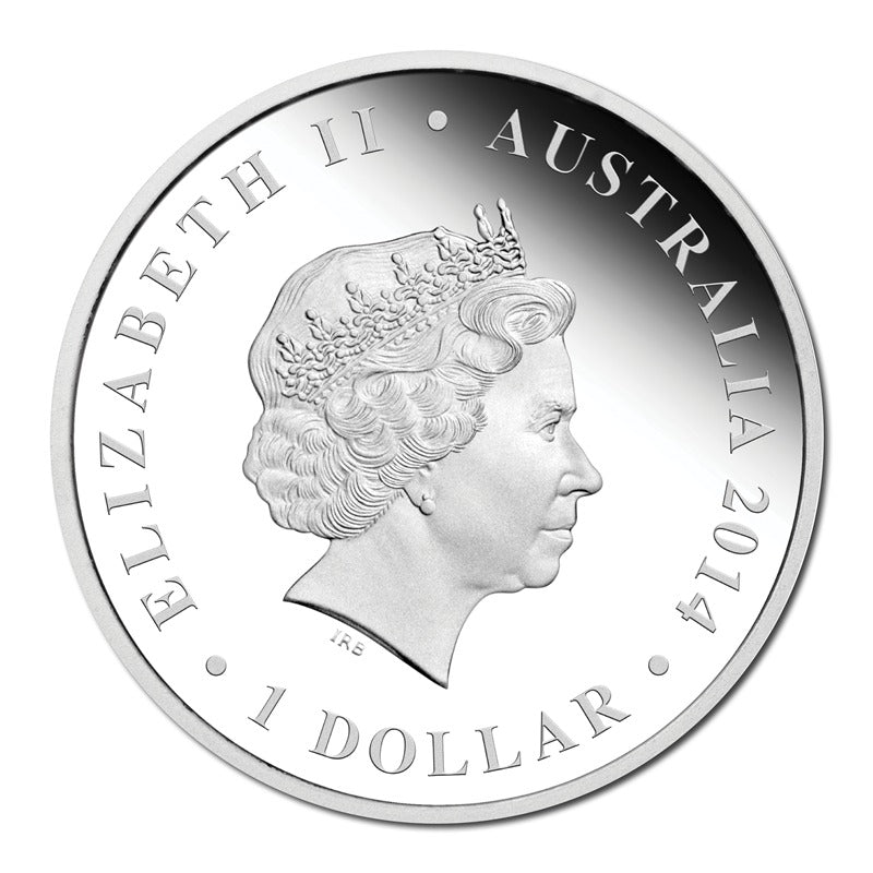 2014 The Land Down Under - Gold Rush 1oz Silver