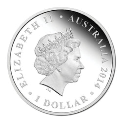 2014 The Land Down Under - Gold Rush 1oz Silver
