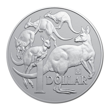 $1 2019 Mob of Roos Panda Privy 1oz Silver UNC