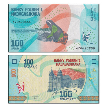 Madagascar (2017) 100 Ariary P.97a CFU