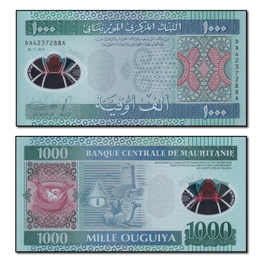 Mauritania 2014 1000 Ouguiya P.19 CFU