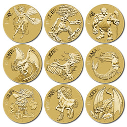 2011 Young Collectors - Mythical Creatures $1 Coin Set