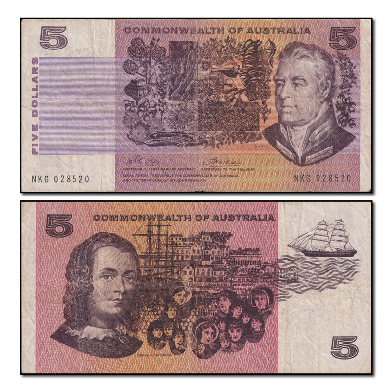 (1972) $5 Phillips/Wheeler NKG Final Prefix FINE