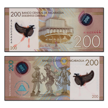 Nicaragua 2014 200 Cordobas P.213a CFU