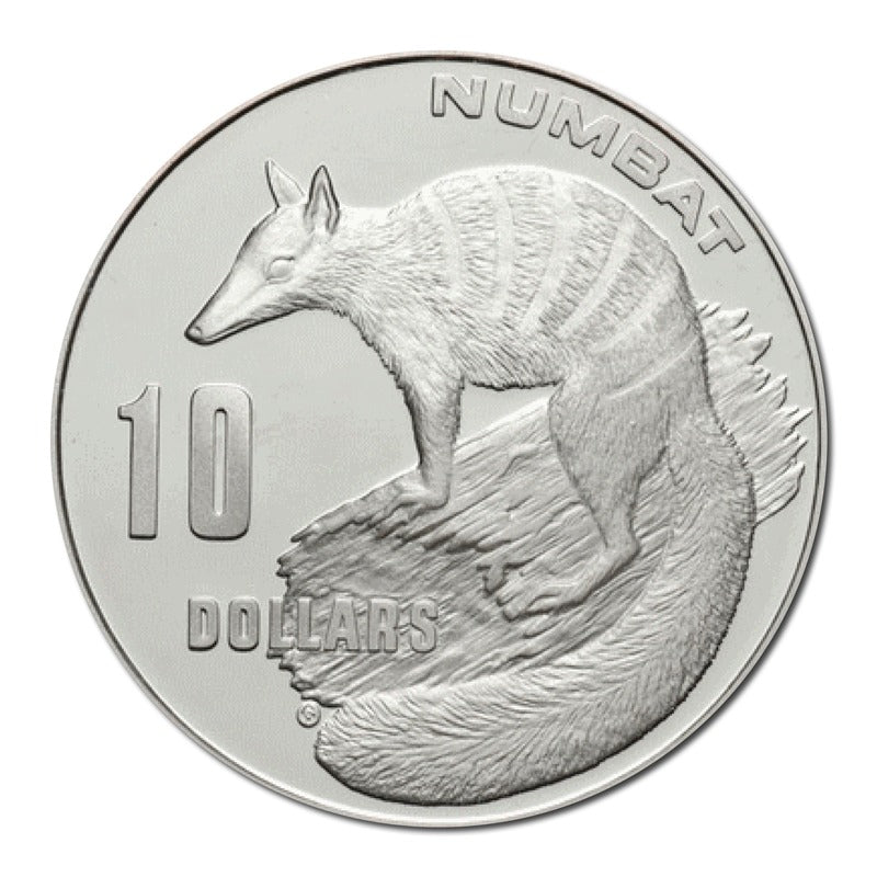 $10 1995 Numbat Piedfort Silver Proof