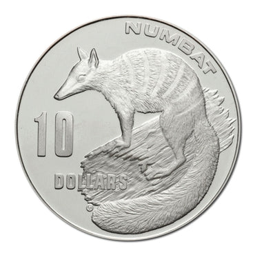 $10 1995 Numbat Piedfort Silver Proof