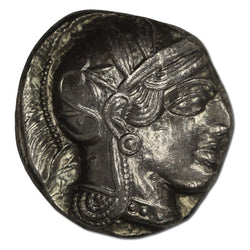 Ancient Greece (454-404 BC.) Silver Tetradrachm EF-Mint State