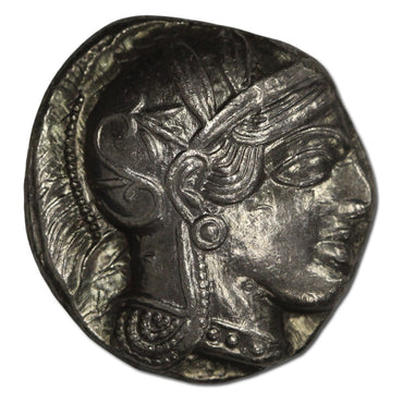 Ancient Greece (454-404 BC.) Silver Tetradrachm EF-Mint State