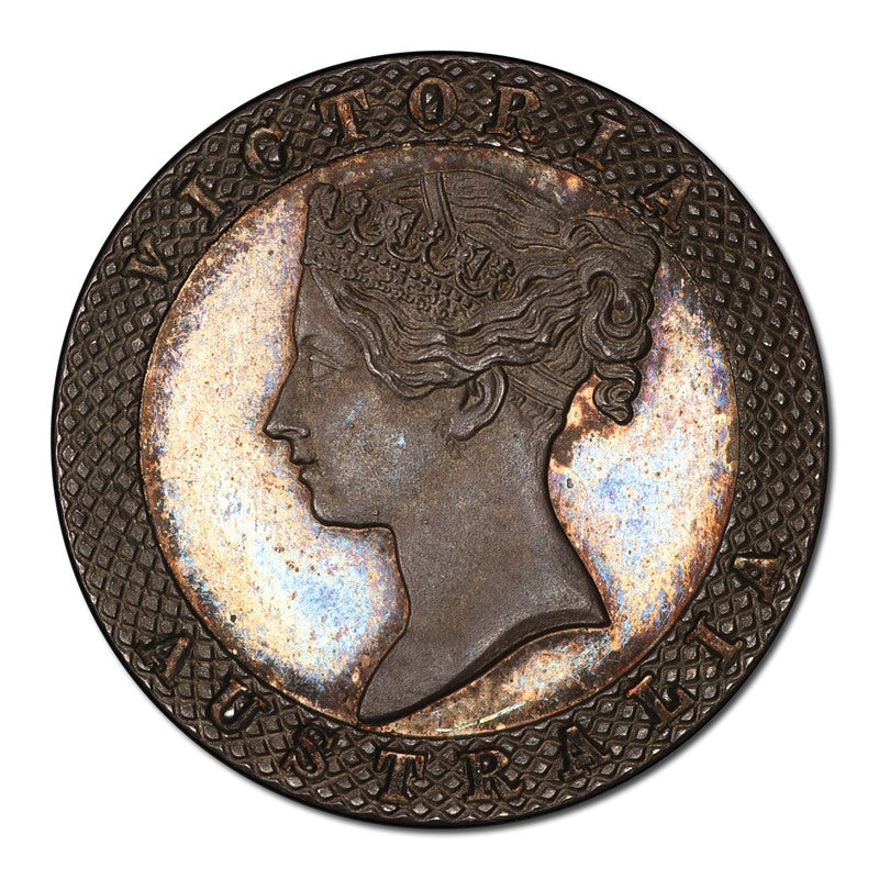 Australia (1855) Port Phillip Pattern Silver Sixpence