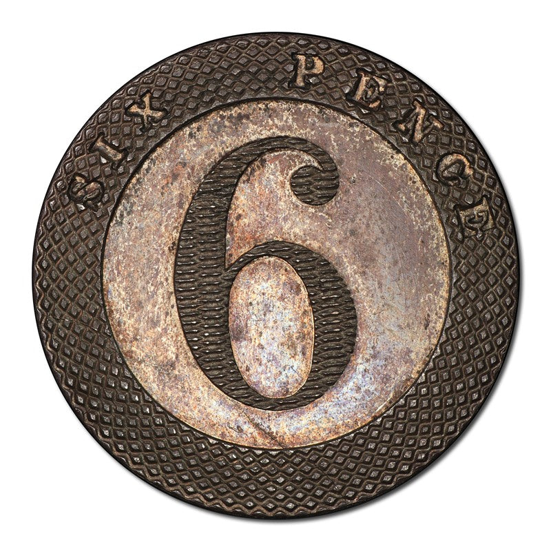 Australia (1855) Port Phillip Pattern Silver Sixpence