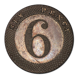 Australia (1855) Port Phillip Pattern Silver Sixpence