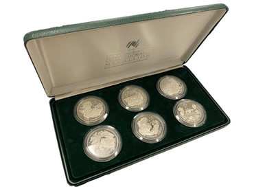 1988 Australian Bicentennial 6 Medallion Silver Proof Set