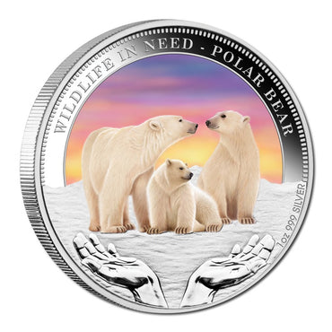 2012 Wildlife in Need - Polar Bear 1oz Silver Proof