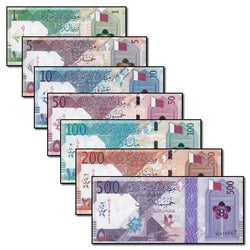 Qatar 2020 1-500 Riyals P.32-38 Complete Set of 7