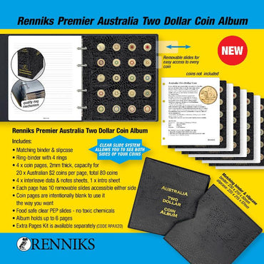Renniks Premier Australia $2 Coin Album