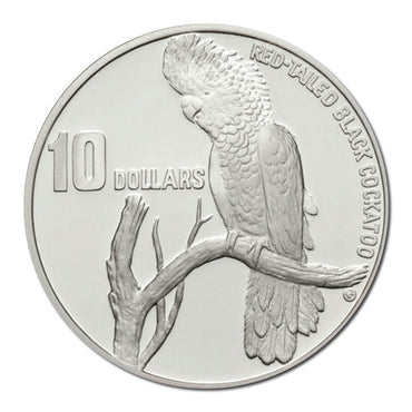 $10 1997 Cockatoo Piedfort Silver Proof
