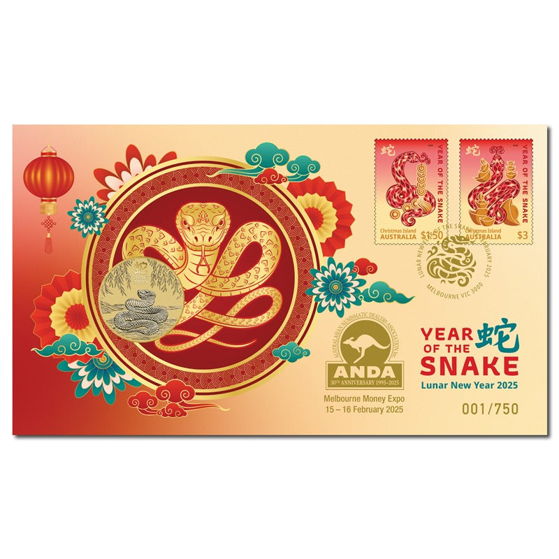 PNC 2025 Year of the Snake - ANDA Melbourne Overprint