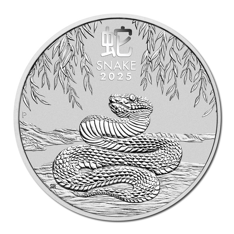 2025 Year of the Snake Silver Coins UNC