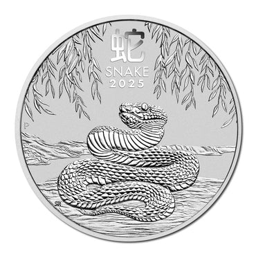 2025 Year of the Snake Silver Coins UNC