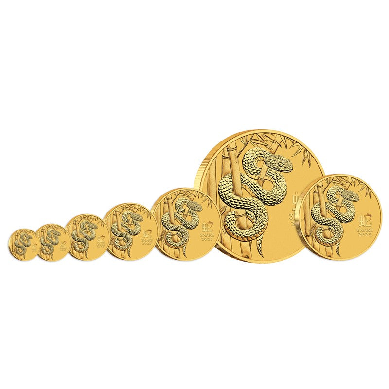 2025 Year of the Snake Gold Coins UNC