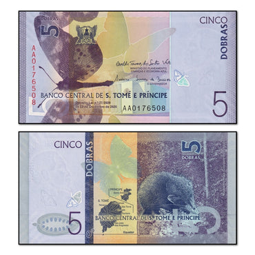 St. Thomas & Prince 2020 5 Dobras P.76