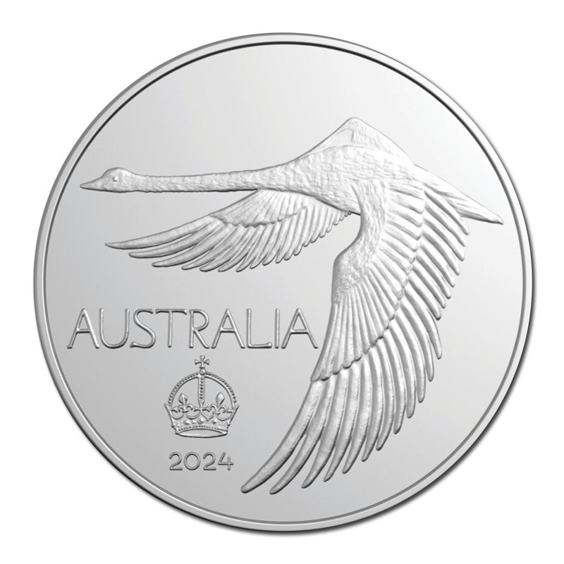 2024 Swan Pattern Dollar Silver UNC